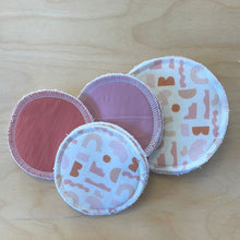 Load image into Gallery viewer, Breast Pads - 4 pack - Beau/Woodrose/Rust
